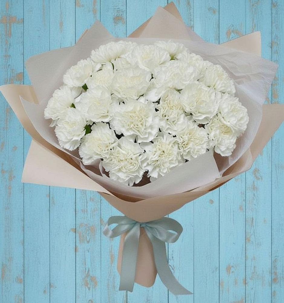 Букет цветов из: Гвоздики в Кумылженской