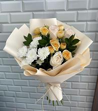 Букет цветов из:  Розы и Хризантемы в Кумылженской