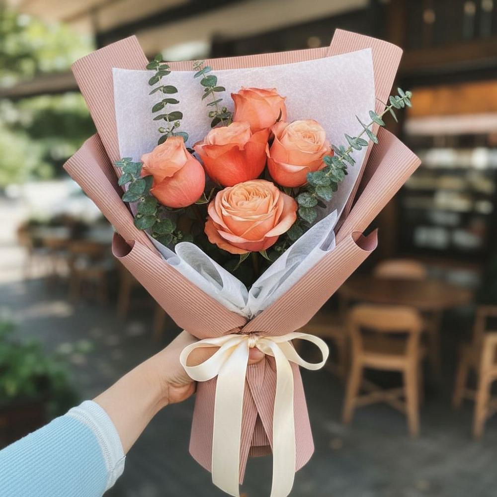 Букет цветов из: Розы в Кумылженской