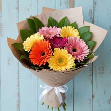 Букет цветов из:  Герберы #REPLACE_PRED# Кумылженской