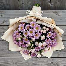 Букет цветов из:  Розы и Хризантемы #REPLACE_PRED# Кумылженской