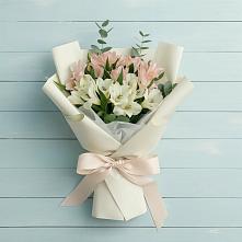 Букет цветов из:  Альстромерии #REPLACE_PRED# Кумылженской