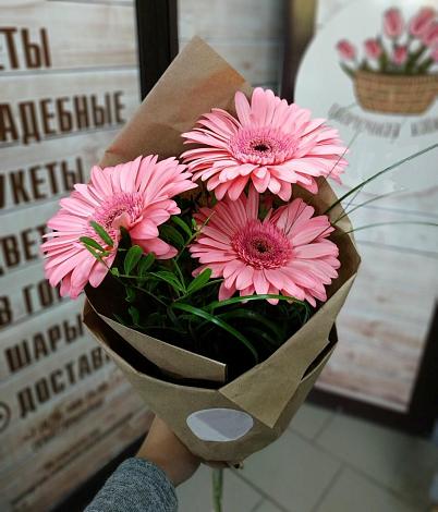 Букет цветов из: Герберы в Кумылженской