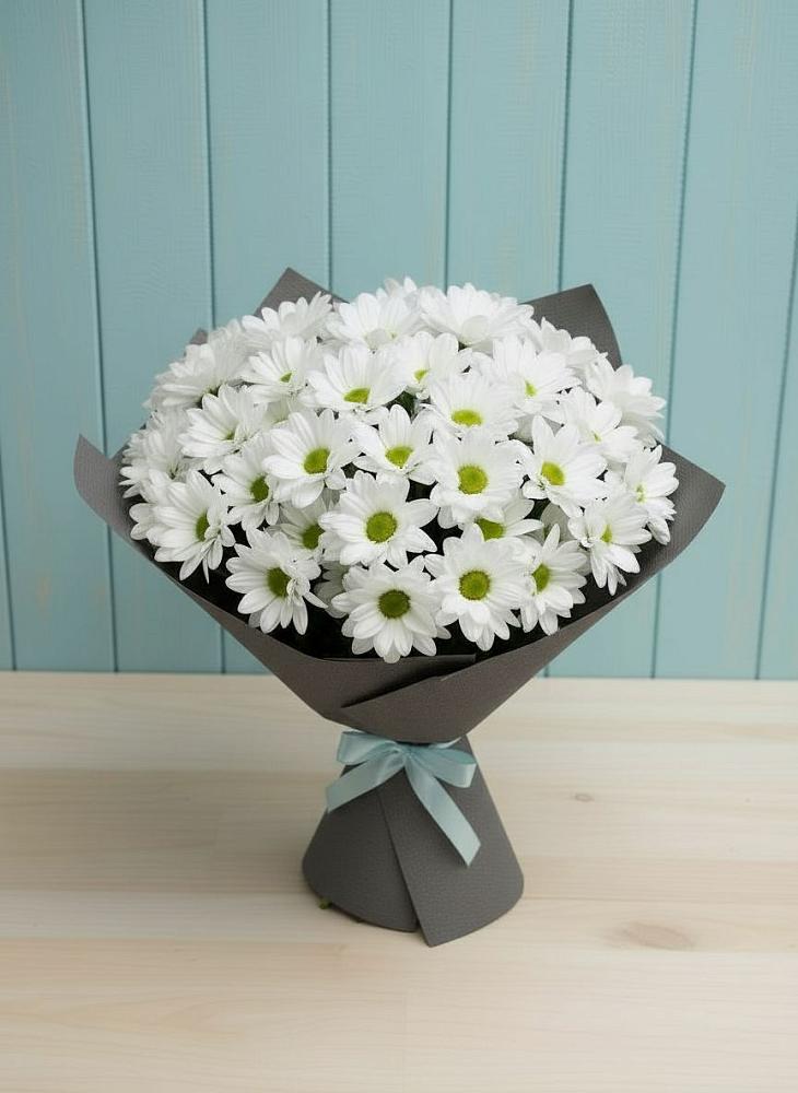 Букет цветов из: Хризантемы в Кумылженской