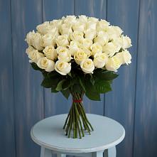 Букет 51 Белая роза Эдлесс Лав #REPLACE_PRED# Кумылженской