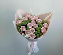 Букет цветов из:  Розы и Хризантемы #REPLACE_PRED# Кумылженской