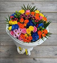 Букет цветов из:  Розы и Хризантемы в Кумылженской