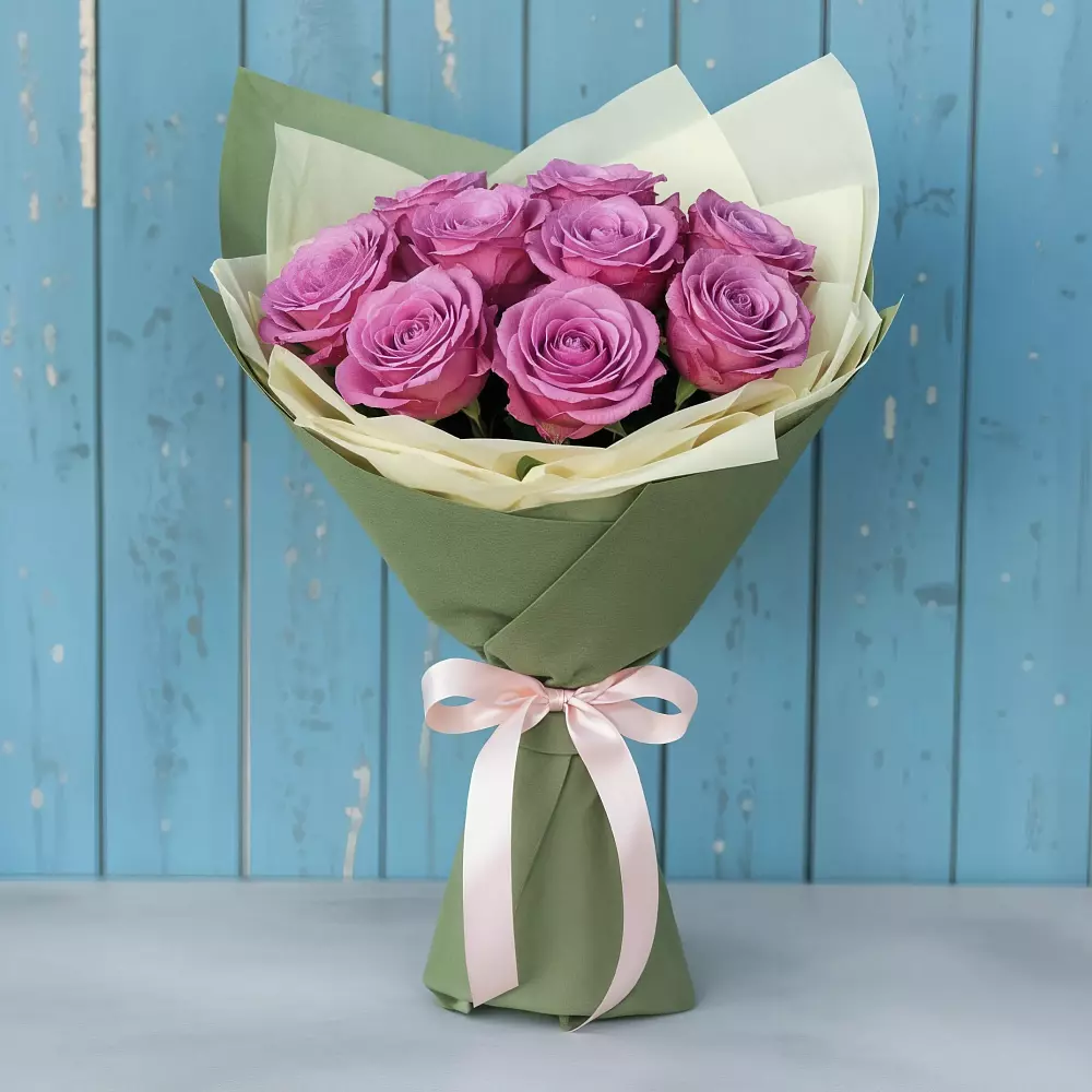 Букет Розы Фёрст Леди в Кумылженской