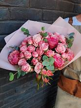 Букет розы в пальмах в Кумылженской Букет цветов из: Розы в Кумылженской