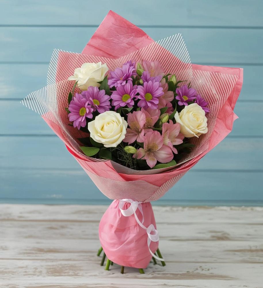 Букет цветов из: Герберы в Кумылженской