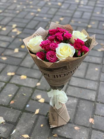 Букет цветов из: Розы в Кумылженской