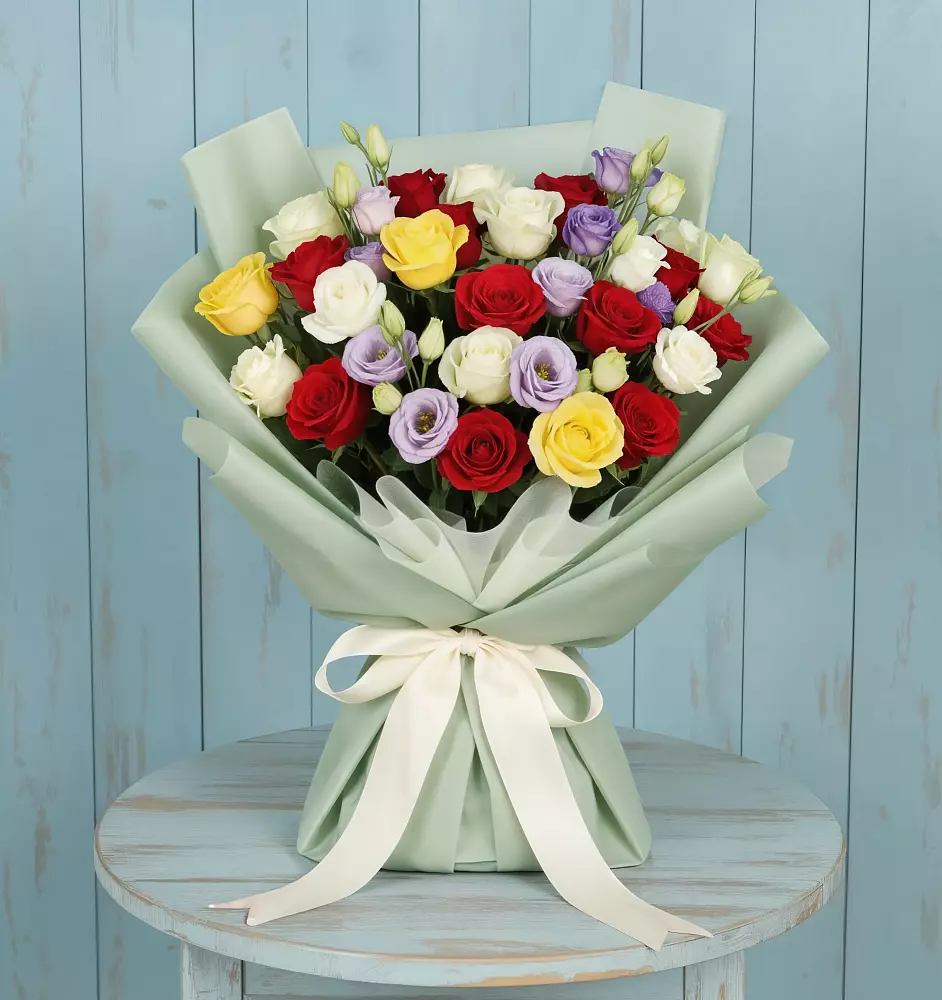 Букет цветов из: Розы в Кумылженской