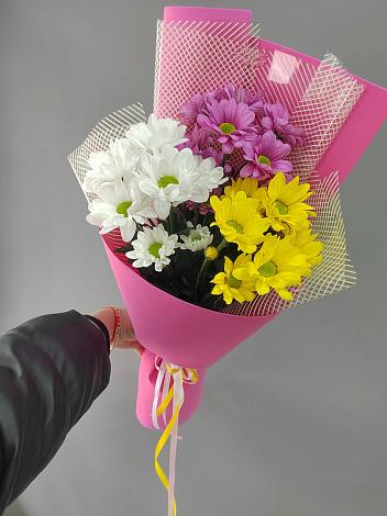 Букет цветов из: Хризантемы в Кумылженской