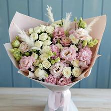 Букет цветов из:  Альстромерии и Розы в Кумылженской